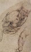 Peter Paul Rubens Portrait of naked man painting